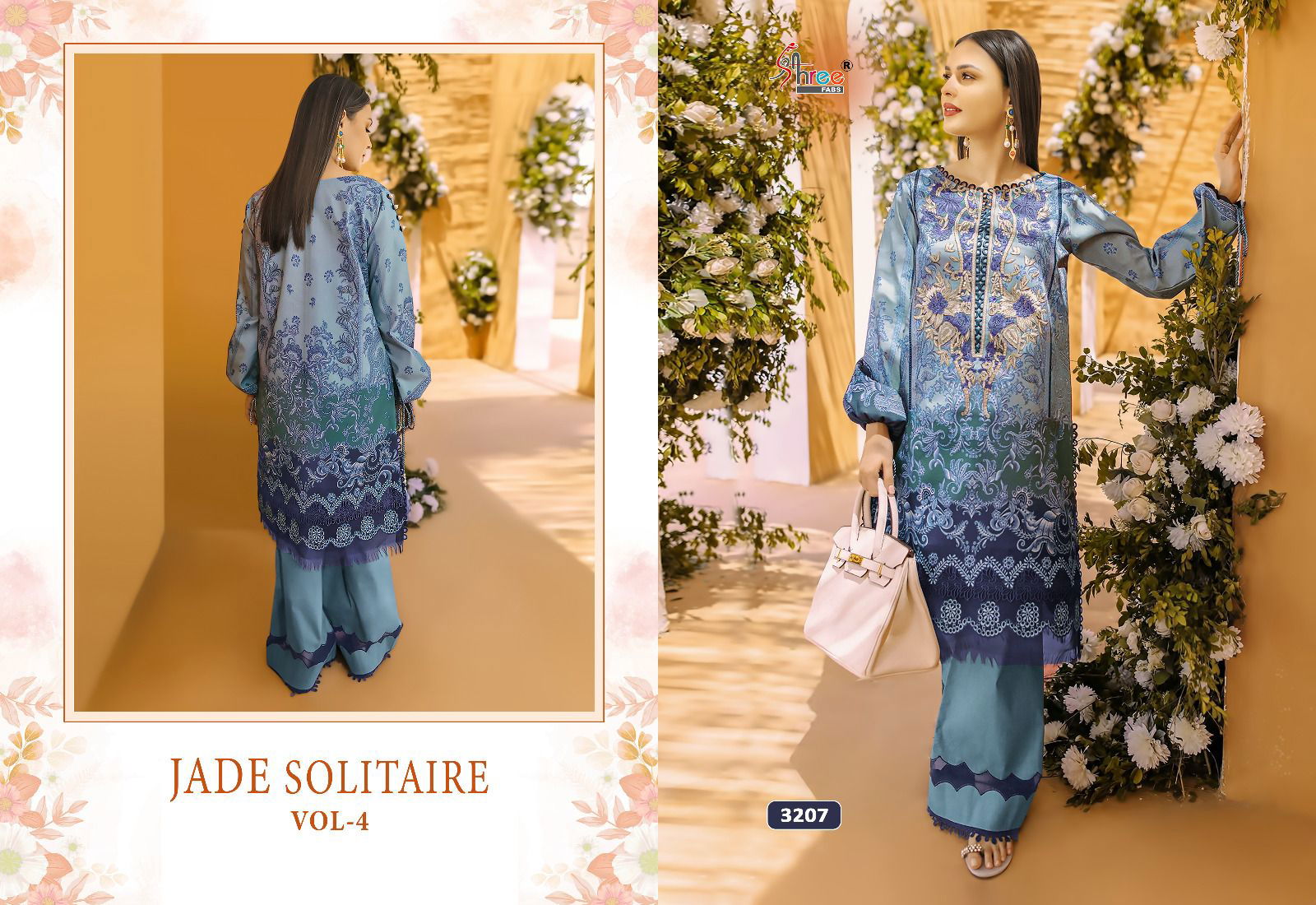 Jade Solitaire Vol 4 Pure Cotton Pakistani Suits Catalog
